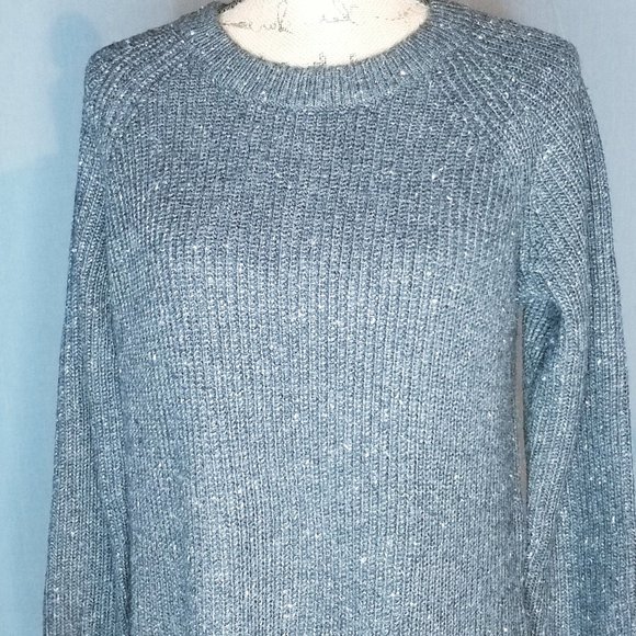  MADEWELL - NWT, Grey Curved Hem Sweater Dress, Sz M - Picture 5 of 8